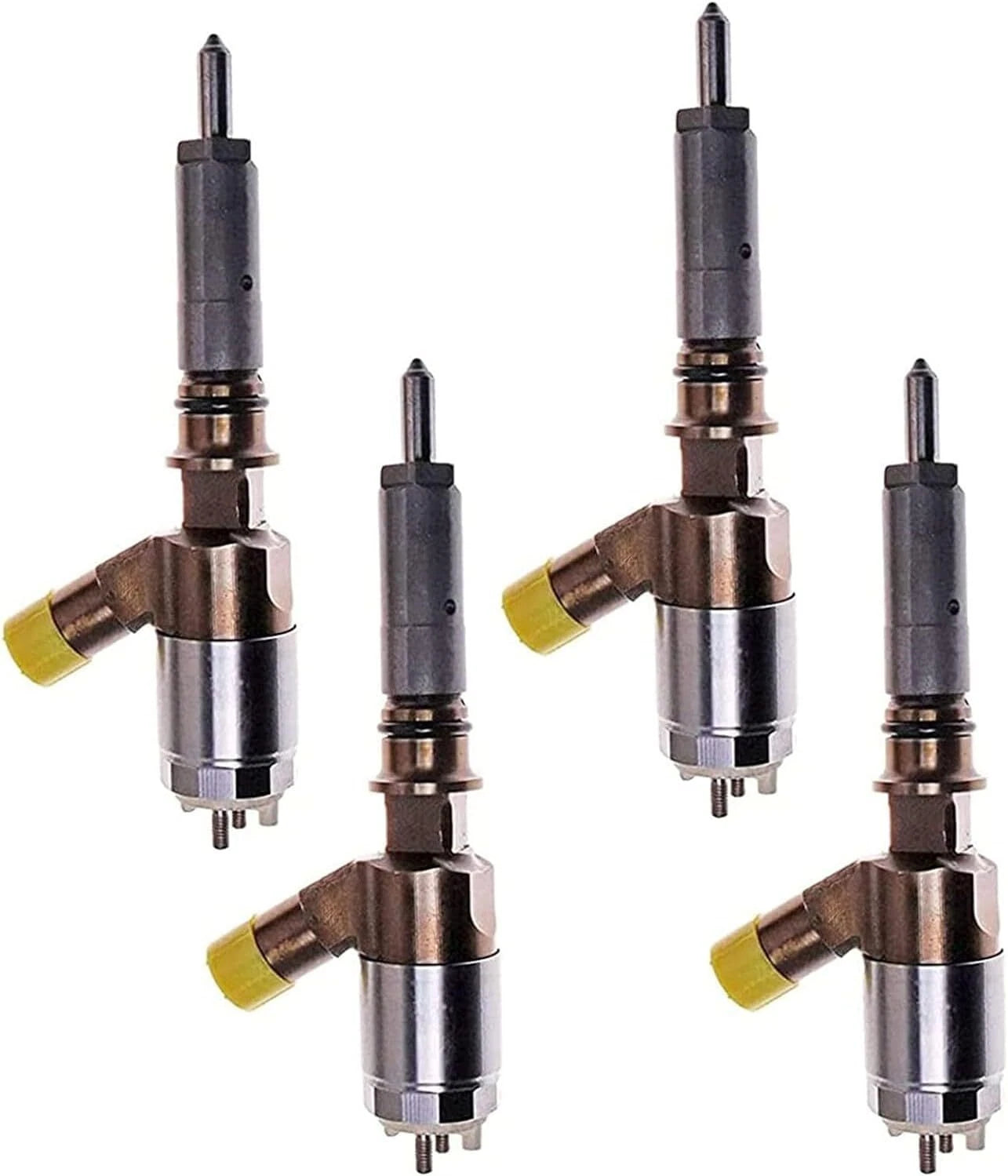 Set of 4 Fuel Injectors for Caterpillar 315DL 319D 319DL C4.2 Engine (2010–2015)