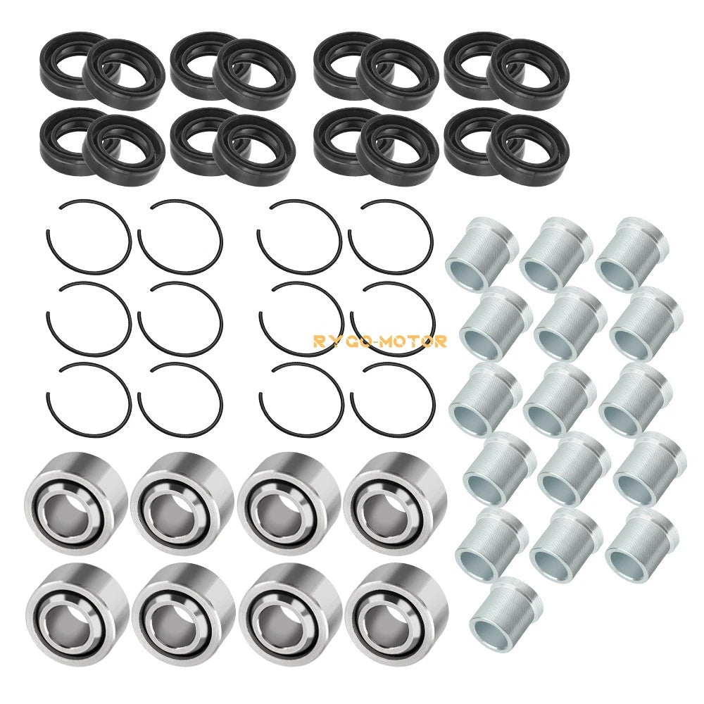 Set of 4 A-Arm Bearing Bushings for Honda TRX250X TRX400EX TRX450R TRX450ER TRX700XX