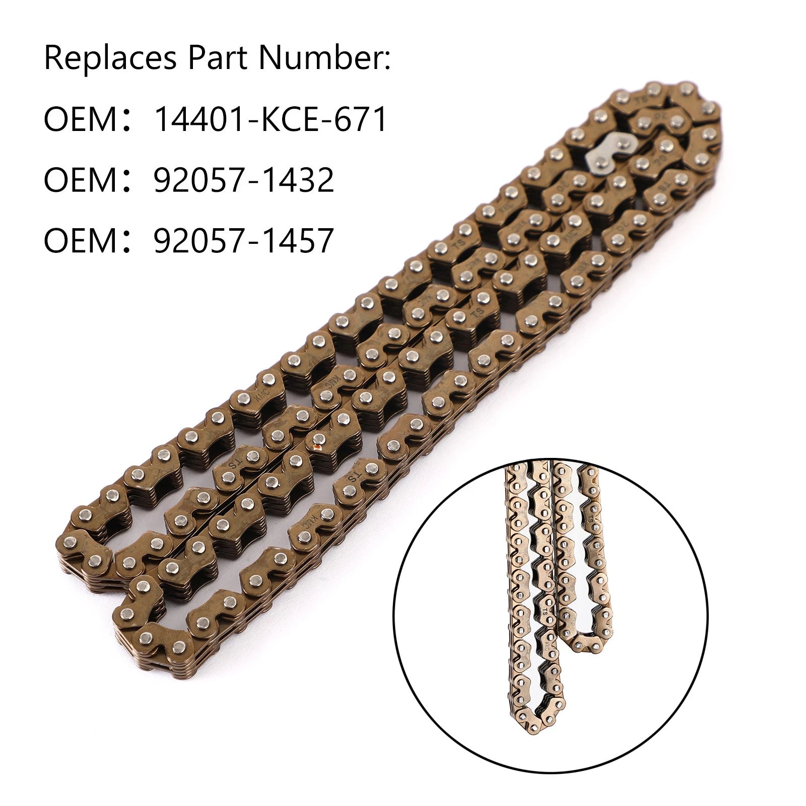 Timing Chain for Kawasaki BN125 Eliminator (92057-1432, 92057-1457, 14401-KCE-671)