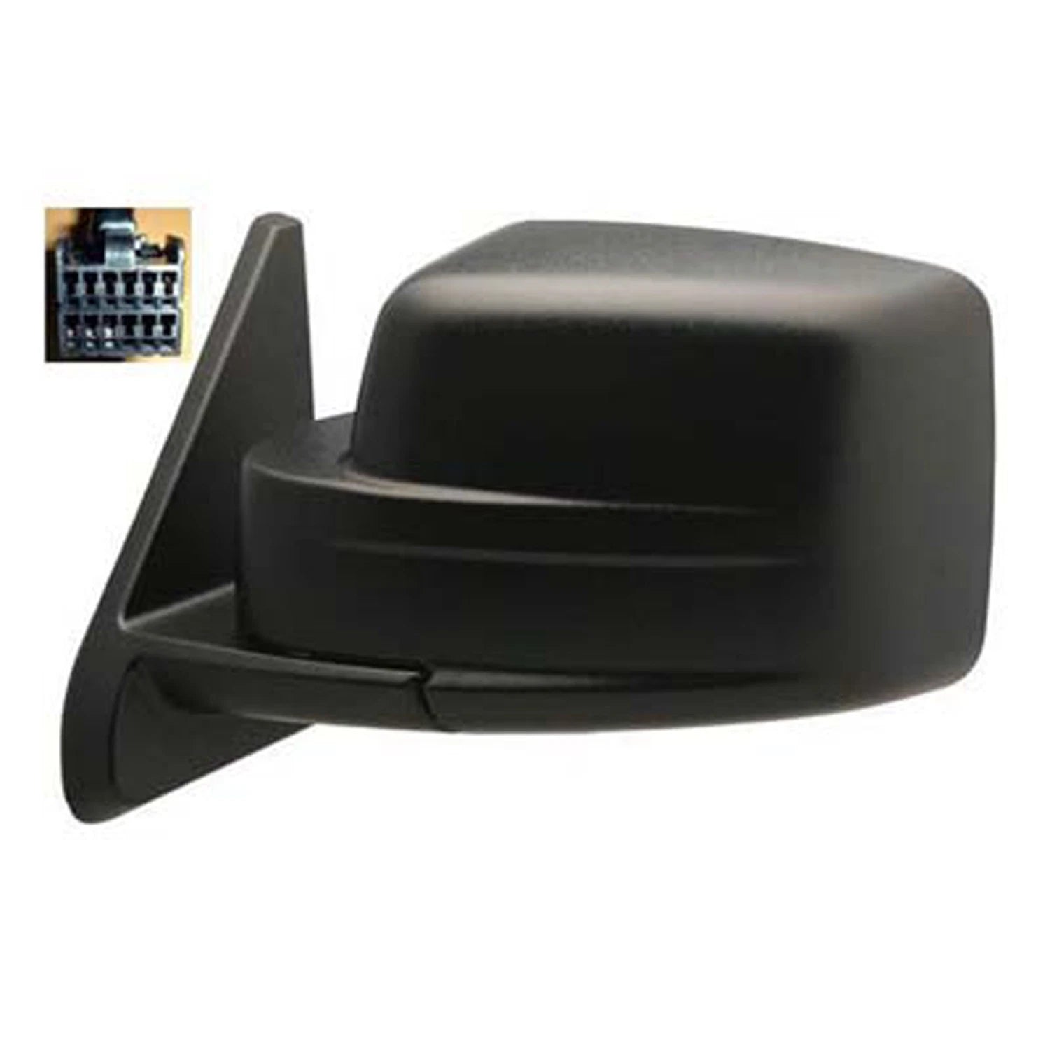 Replacement Driver Power Door Mirror w/Heated Glass for 2007-17 Jeep Patriot