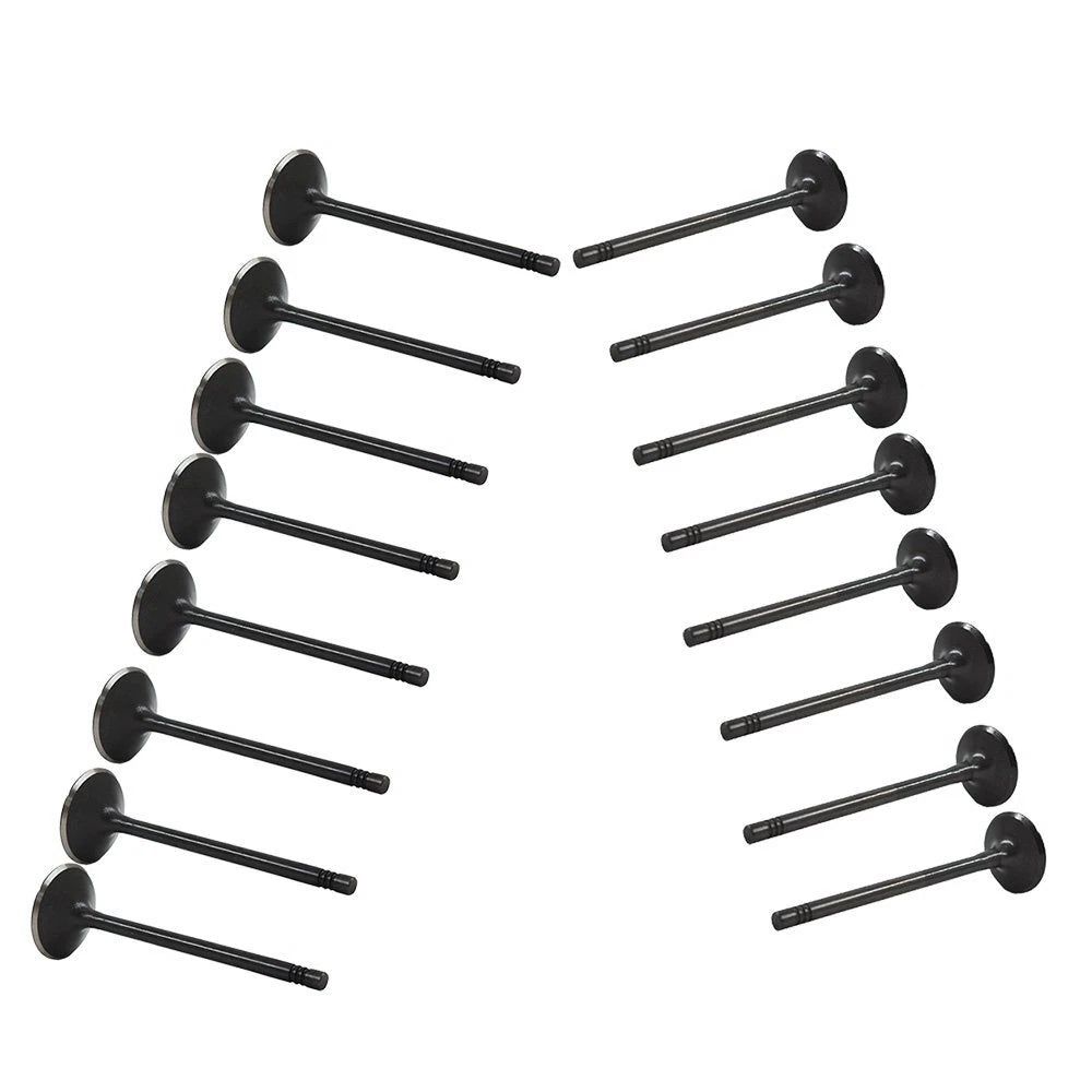 Set of 16 Intake Exhaust Engine Valves for GM ECOTEC 2.0 2.2 2.4