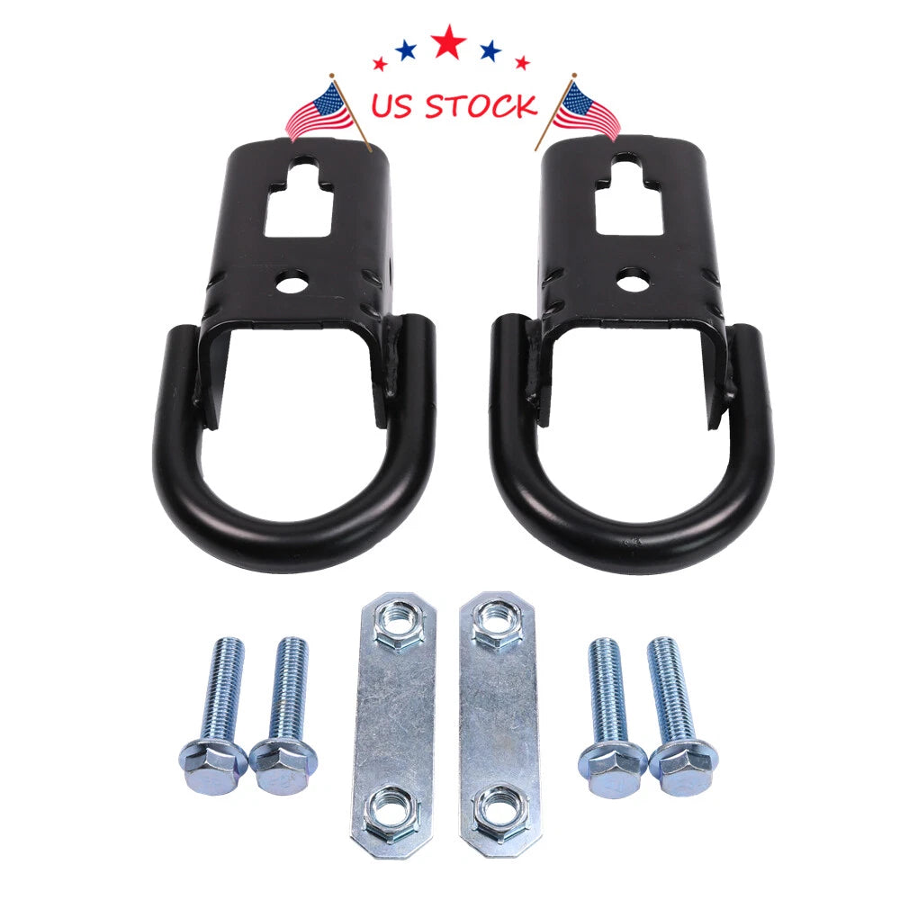 2X Front Heavy Duty Tow Hooks Kit for Ford F-150 (2009-2021)