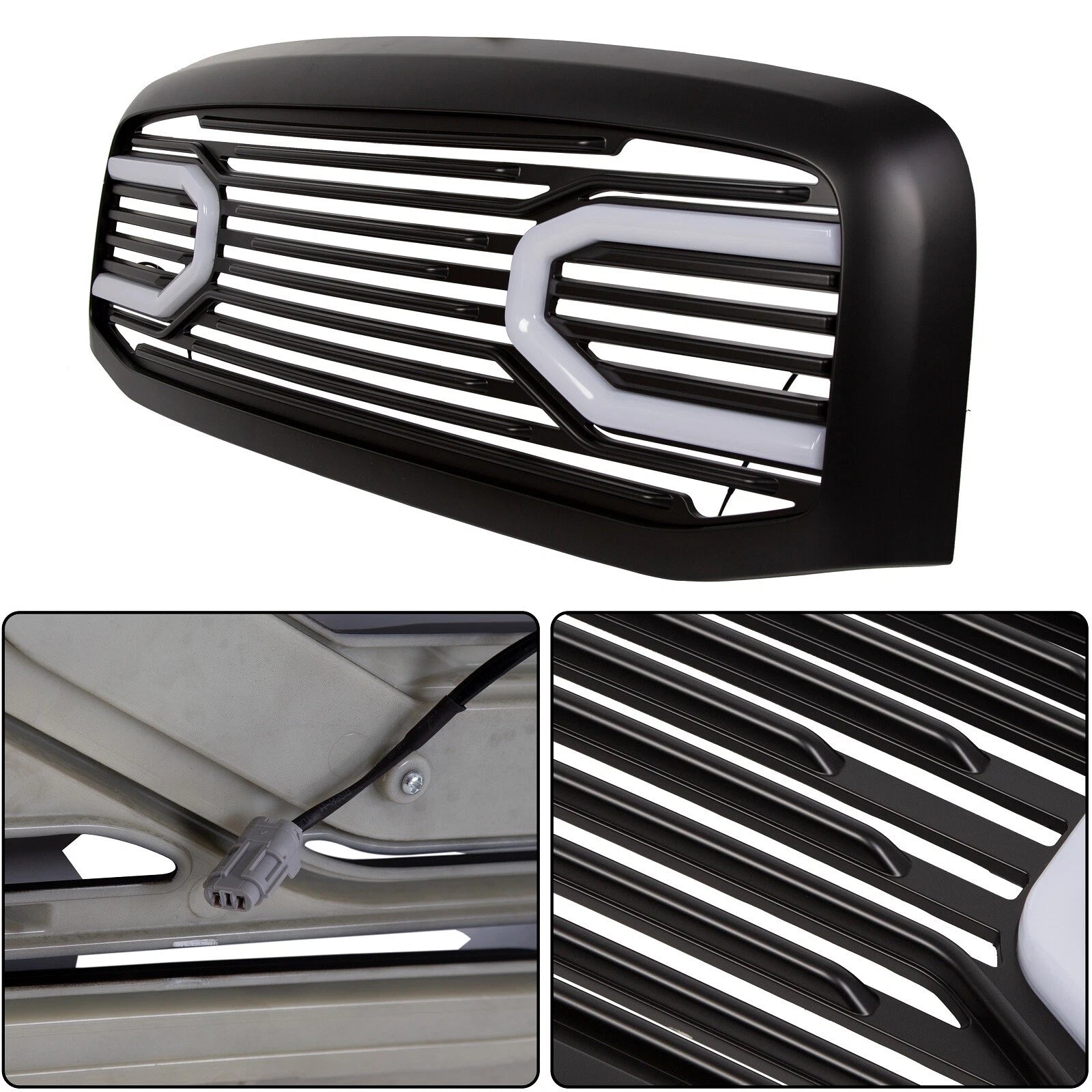 Grille Shell with Light for Dodge RAM 1500 2500 3500 (2006–2009)