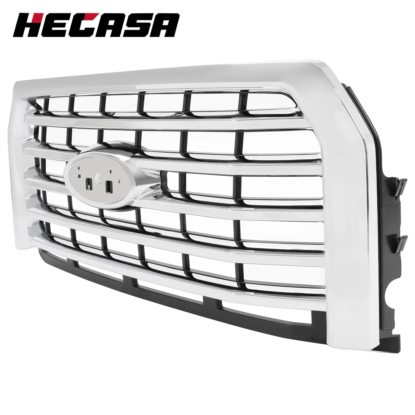 ABS Chrome Front Upper Bumper Grille for Ford F-150 (2015–2017)