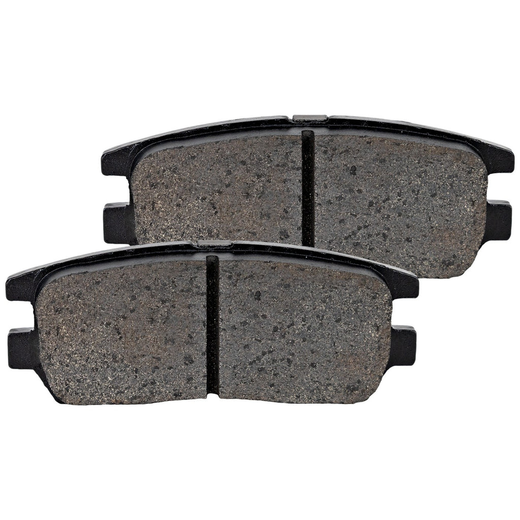 Set of 4 Rear Semi-Metallic Brake Pads for Mitsubishi Montero (1992–2000)