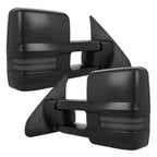 Towing Mirrors for Toyota Tundra (2007–2017) Power Heated Running Signals Black