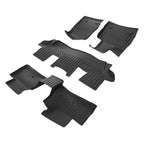 Black Anti-Slip Floor Mats for Lincoln Aviator (2020–2024) TPE Rubber