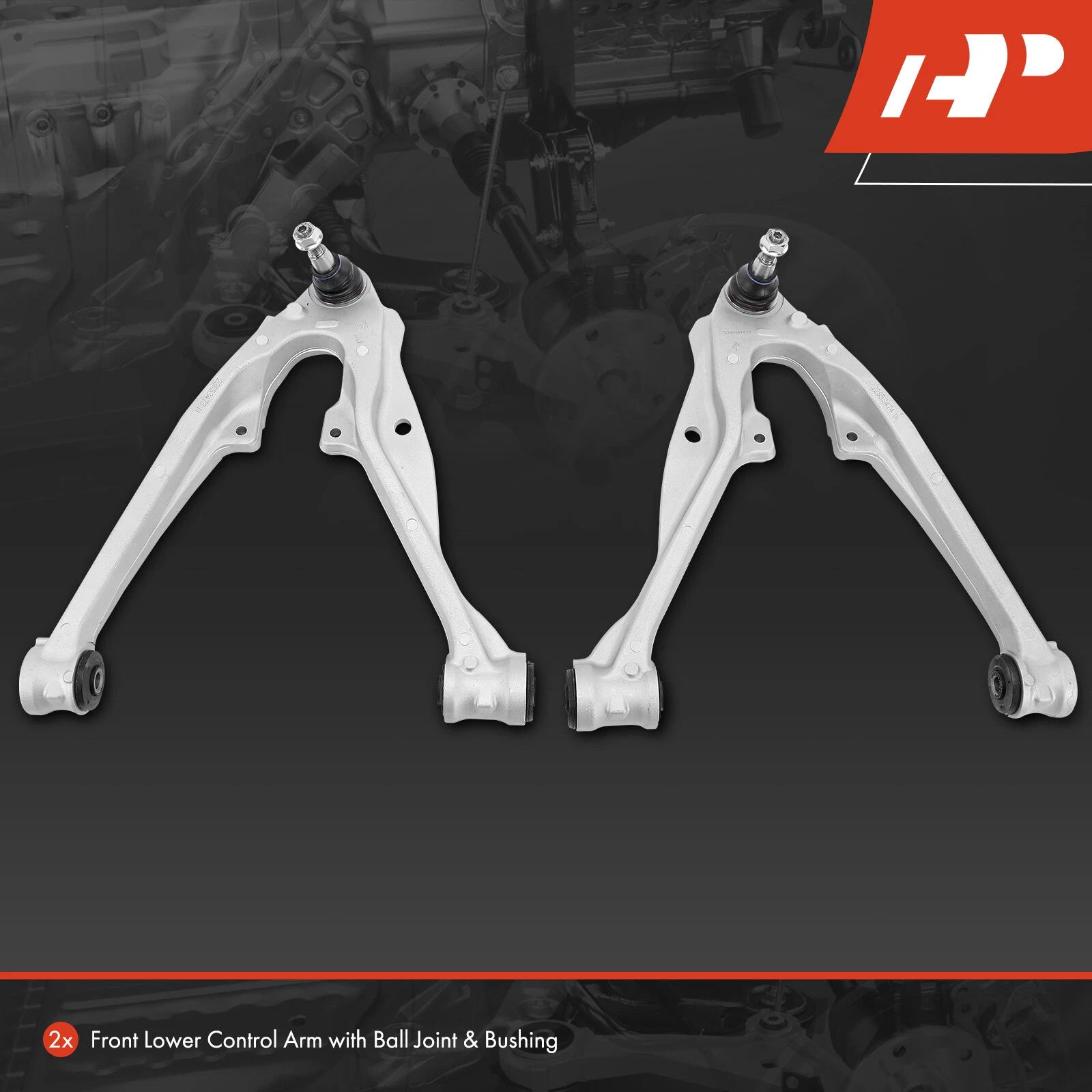 2X Front Lower Control Arm with Ball Joint for Silverado 1500 (2007-2018)