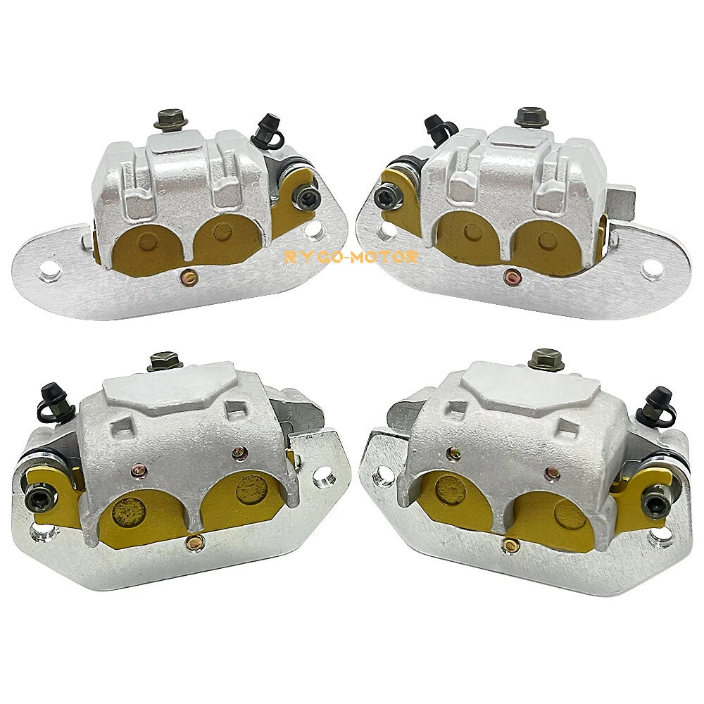 Front & Rear Brake Caliper with Pads for Yamaha Viking 700 VI YXC700 (2015–2022)
