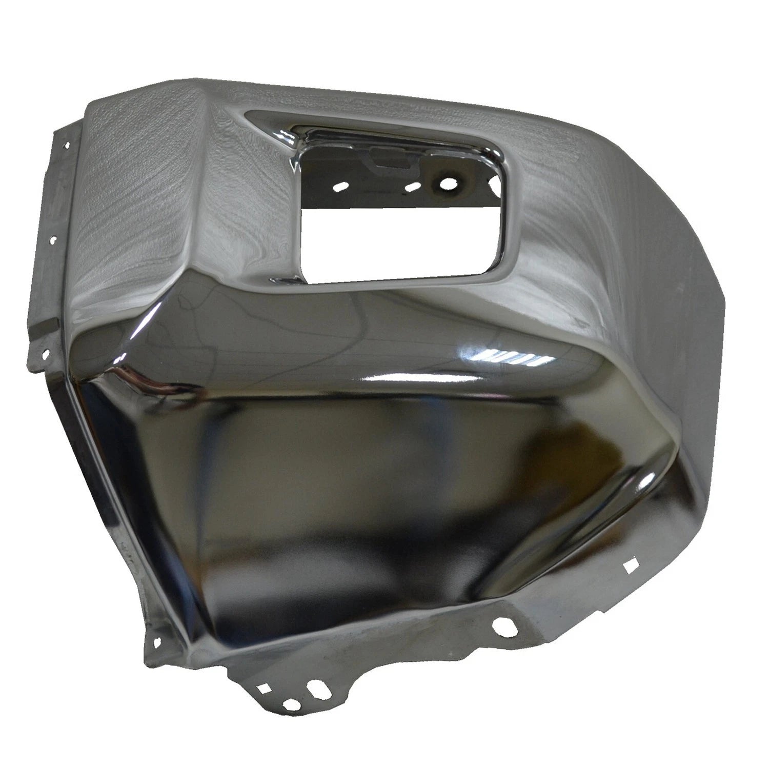 Replacement Chrome Driver Side Front Bumper End for Toyota Highlander (2014–2019)