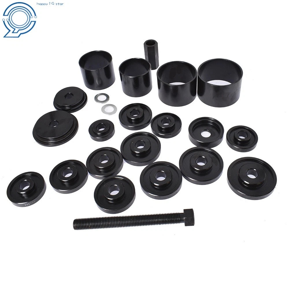 Front Wheel Bearing Press Kit for Various Makes and Models (23 pcs)
