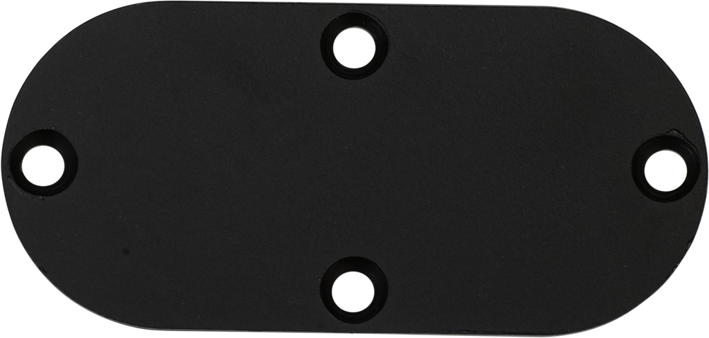 HardDrive Satin Black Inspection Cover for Harley Davidson V-Twin (2001–2006)