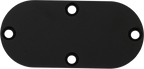 HardDrive Satin Black Inspection Cover for Harley Davidson V-Twin (2001–2006)