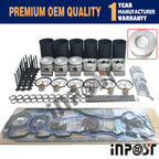 Engine Overhaul Rebuild Kit & Valves for Hino KC-FF1J (J08C, J08CT, JO8C)