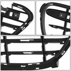 Front Inner Bumper Insert for Porsche Cayenne (2011–2014) - Left Side, Black