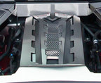Brushed Engine Shroud Kit with Perforated Inserts for Chevrolet Corvette C8 (2020–2021)