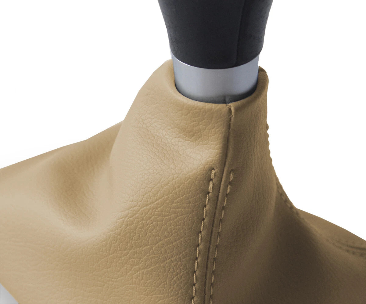 Leather Manual Shift Boot Cover for Toyota Celica (2000–2005) Beige