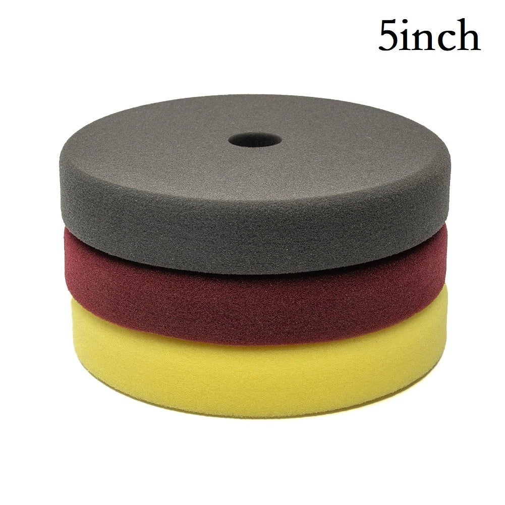 3pcs Foam Polishing Buffing Pads for Car Waxing (7in)