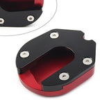Red Kickstand Side Stand Enlarger Pad for Honda Forza 125 250 300 350 (2018–2021)