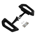 Black Rear Passenger Floorboard Footboard for Harley Electra Road Glide (1993–2024)
