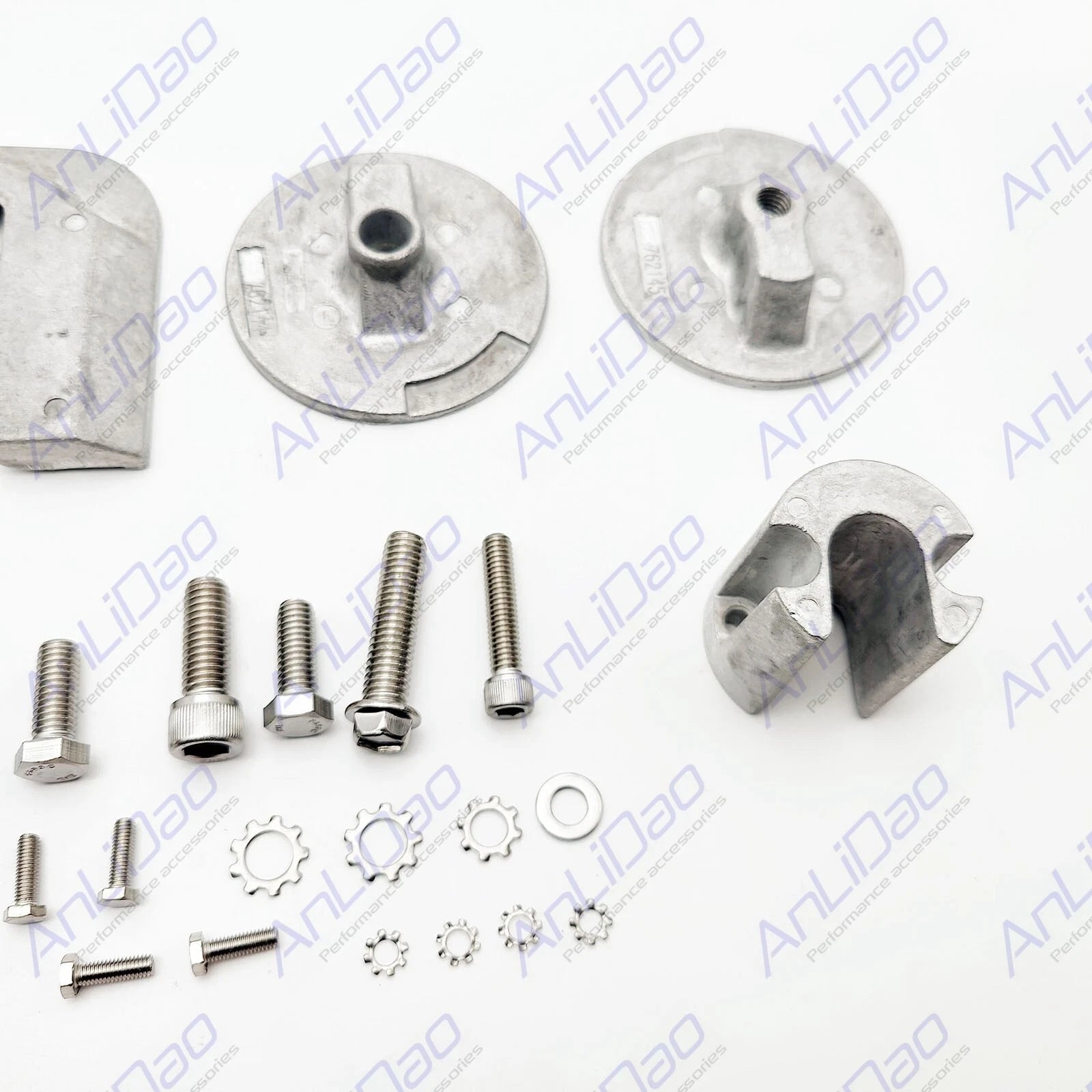 Mercruiser Bravo 3 Aluminum Anode Kit w/ Hardware (2004) 888761Q04