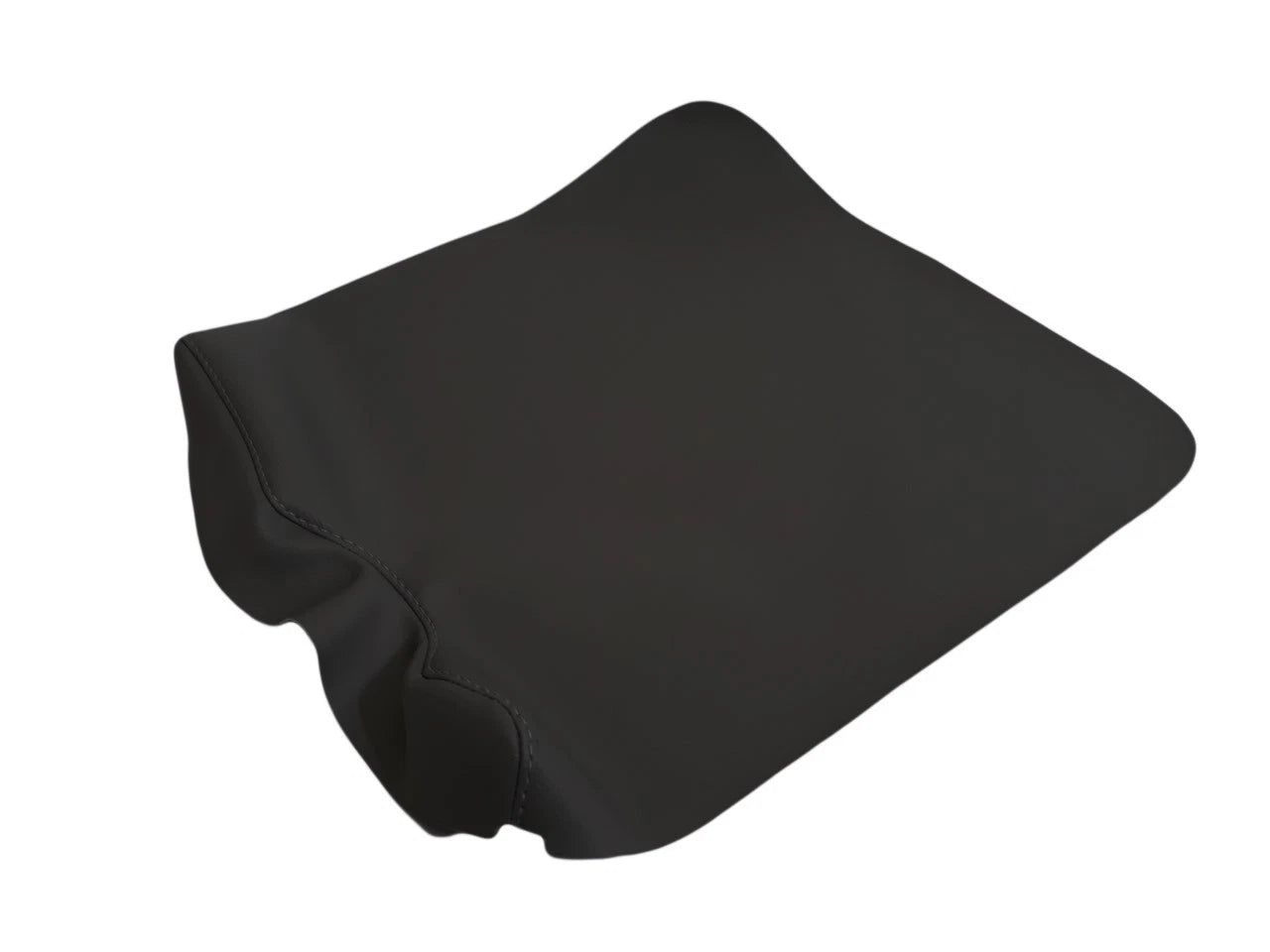 Leather Synthetic Console Armrest Cover for Ford F150 (2015–2019) Black