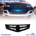 Front Bumper Grille for Acura TSX (2006–2008) - Gloss Black Molding