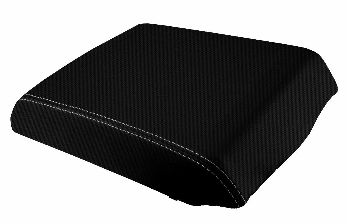 Carbon Fiber Console Lid Armrest Cover for Hummer H2 (2005–2007)