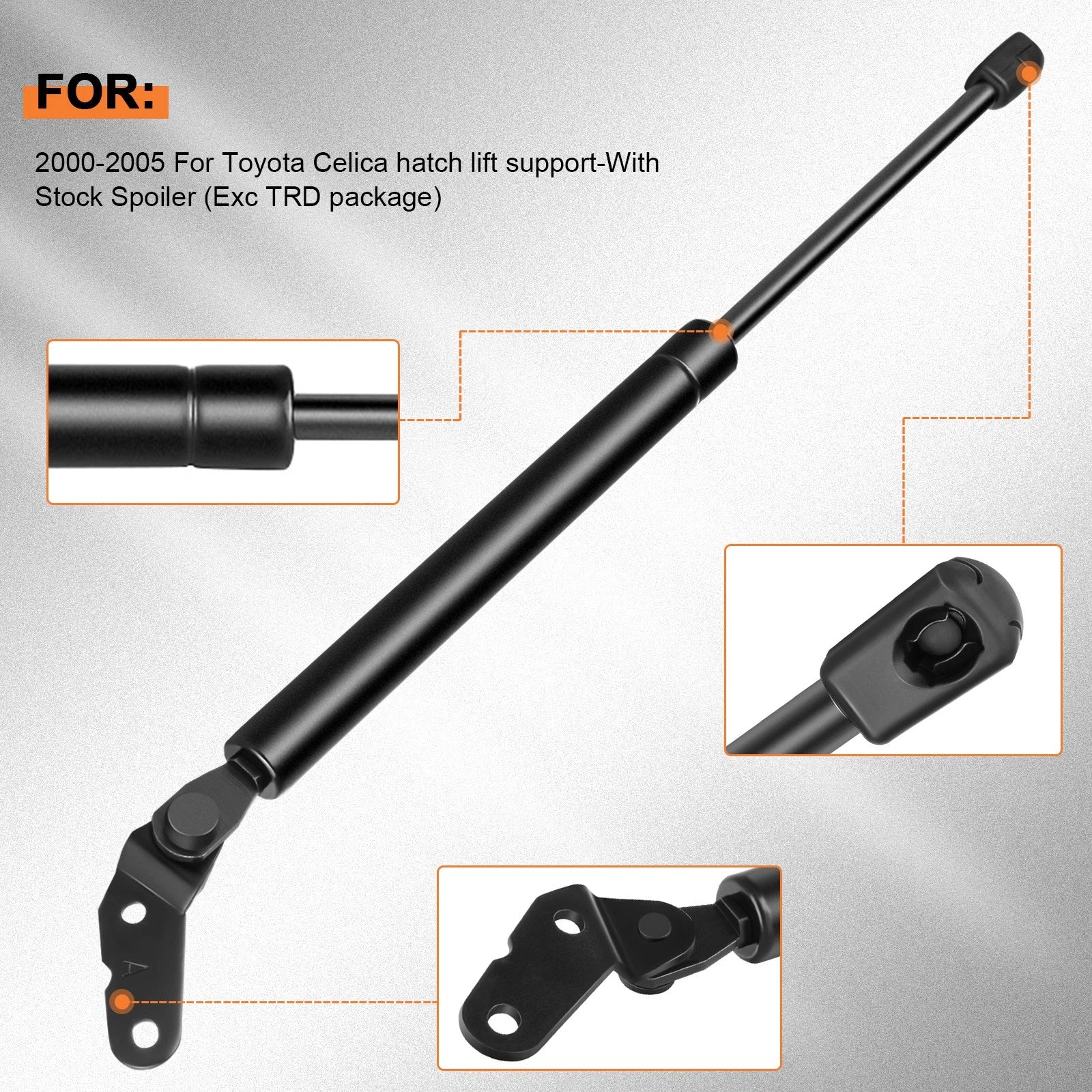 2X Tailgate Hatch Lift Supports for Toyota Celica (2000–2006)