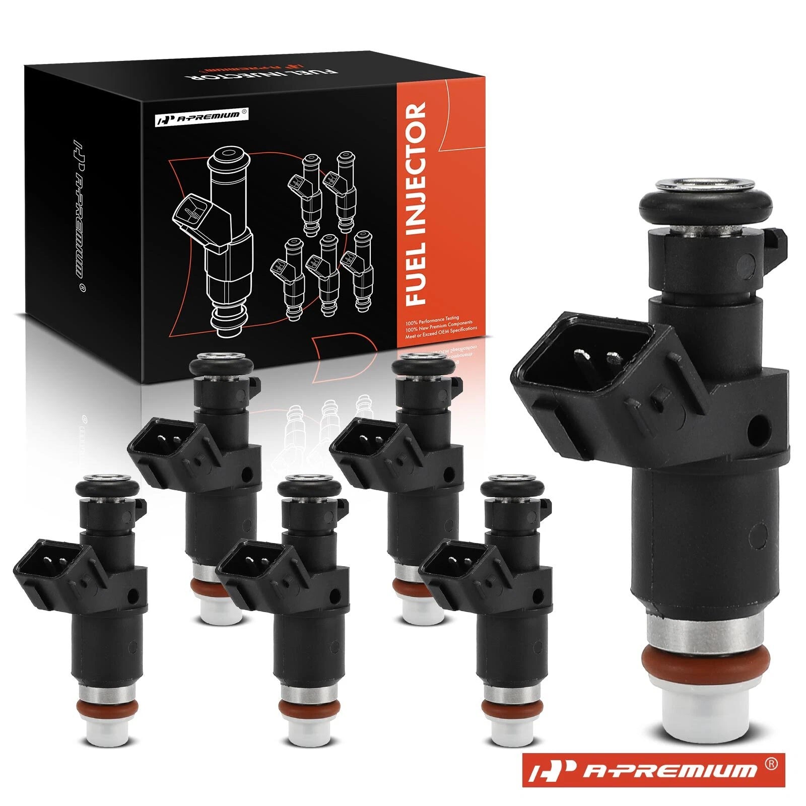 6x Fuel Injector for Honda Pilot (2012–2015) 3.5L