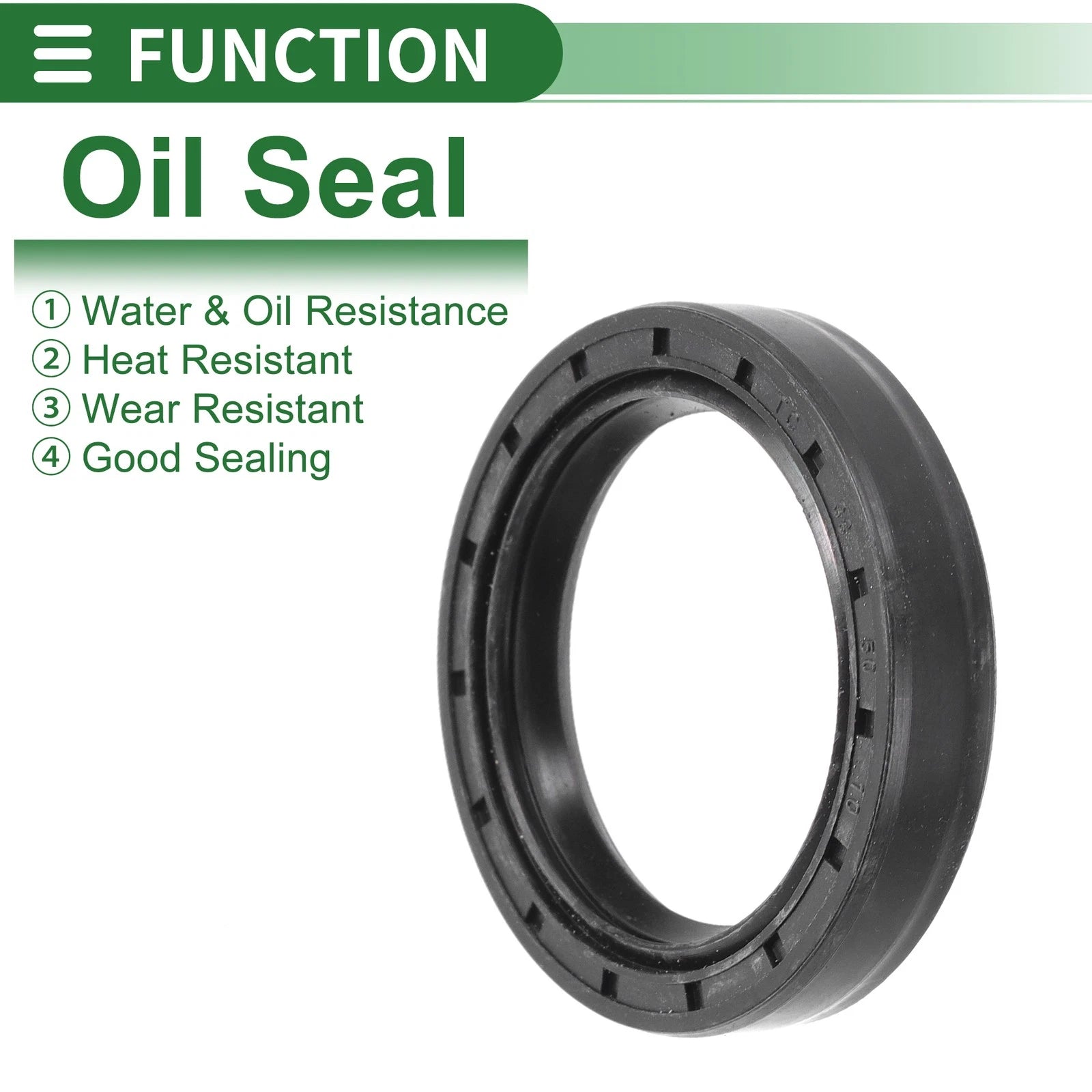 Set of 5 Oil Seal Rotary Shaft Seal NBR Rubber 38x50x10mm for Various Models