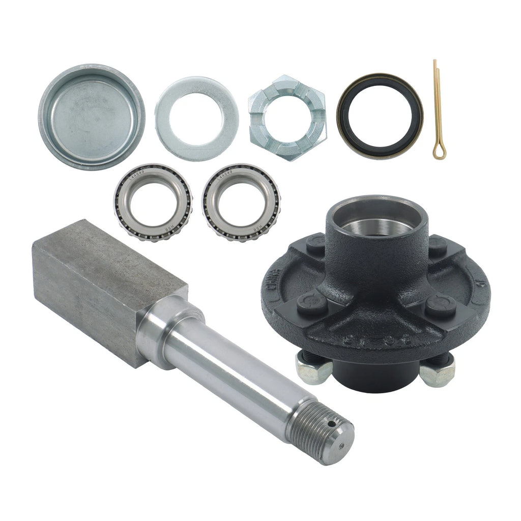 1 PCS Trailer Hub Assembly for 4 on 4' BT16 Spindle