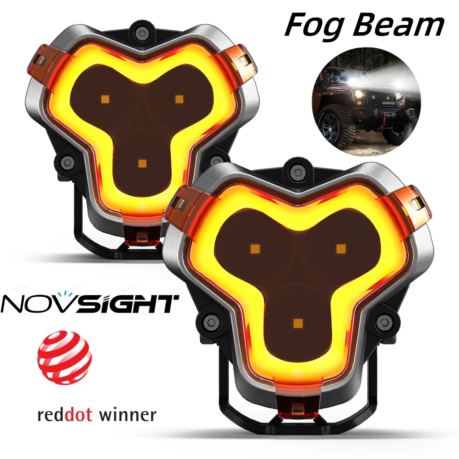 3" LED Work Pod Light for Truck (Off Road, Fog Beam)