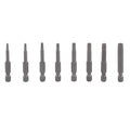 Flat Head Magnetic Screwdriver Bit for Hand Tools (1/4", 50mm)