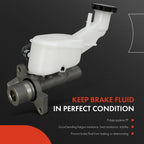 Brake Master Cylinder with Sensor & Reservoir for Chevy Cobalt (2005-2010)
