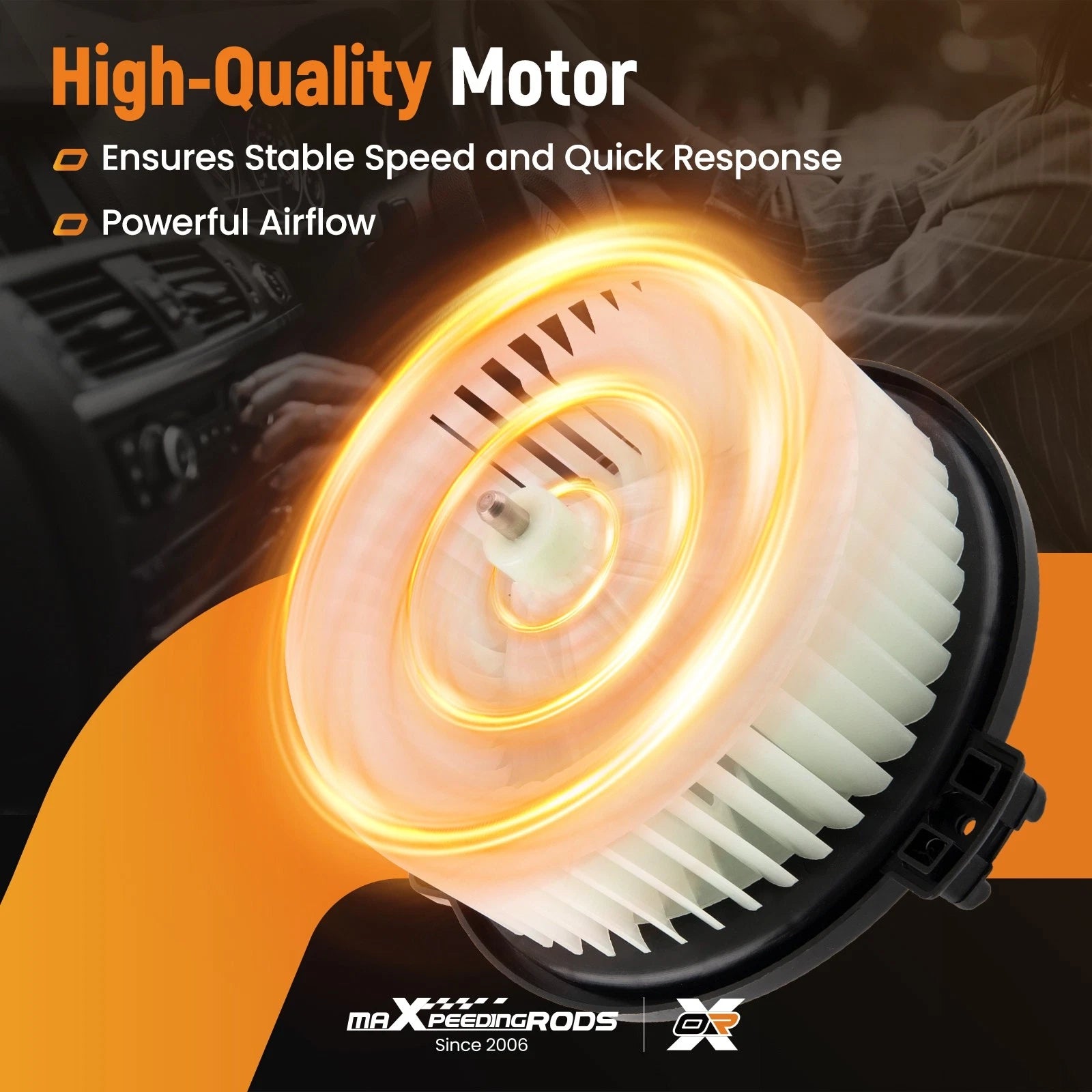 A/C Blower Motor with Cage for Honda Civic/CR-V/Element (2001–2011) 700005 1581299