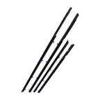 Set of 4 Weatherstrip Window Moulding Trim Seals for Honda Civic Sedan (2012–2015)