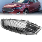 Chrome Front Upper Mesh Bumper Grille for Ford Fusion (2019–2020)
