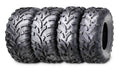 Set of 4 WANDA ATV Tires 25x10-12 25x11-12 for Polaris Ranger XP 570 (2016)