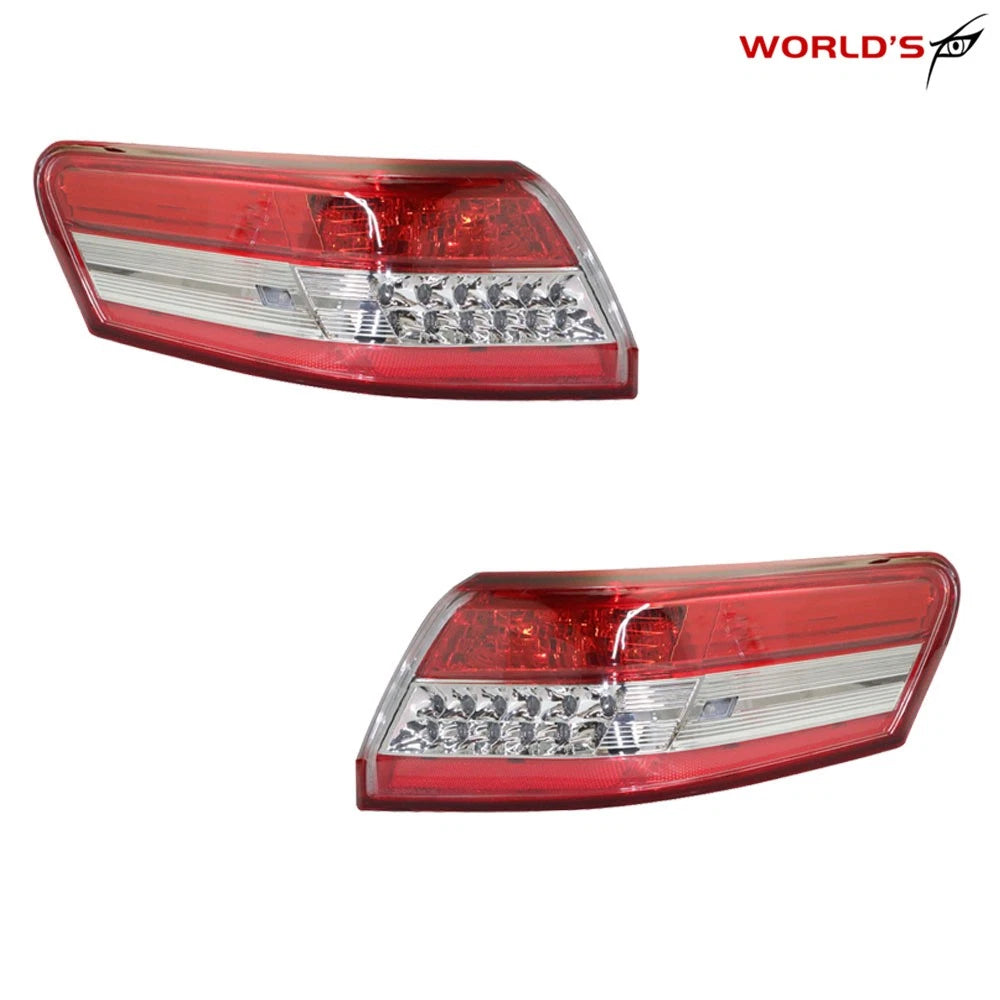 Set of 2 Red Rear Brake Tail Lights for Toyota Camry (2010–2011)