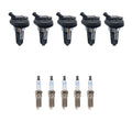 Set of 5 Ignition Coils & Spark Plugs for GMC Canyon (2004–2012)