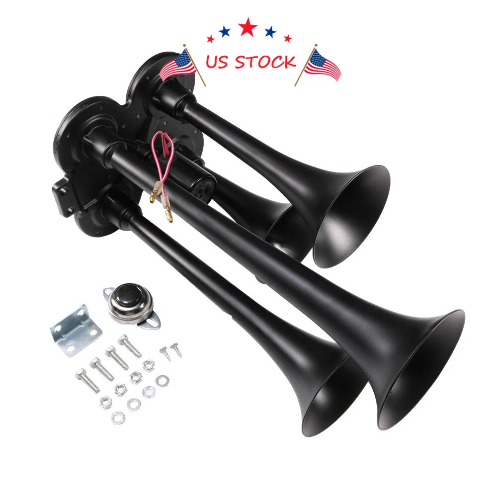 1.5G Train Horn Kit with Air Tank for Truck Car Semi (150psi)