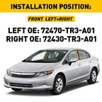 Door Molding Trim Cap for Honda Civic Sedan (2012–2015)