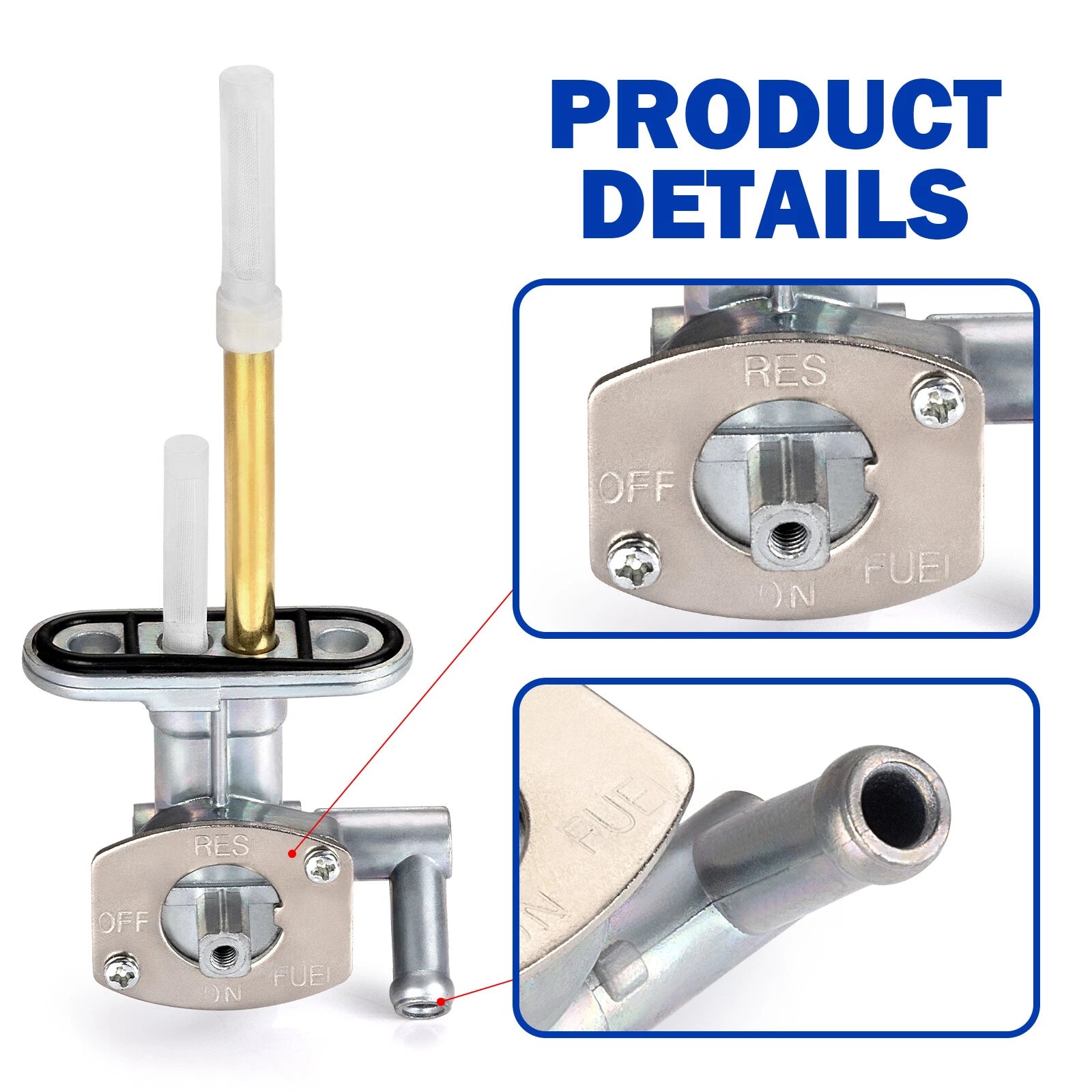 Fuel Valve Petcock & Lever for Kawasaki Prairie 400 (1997-1998)