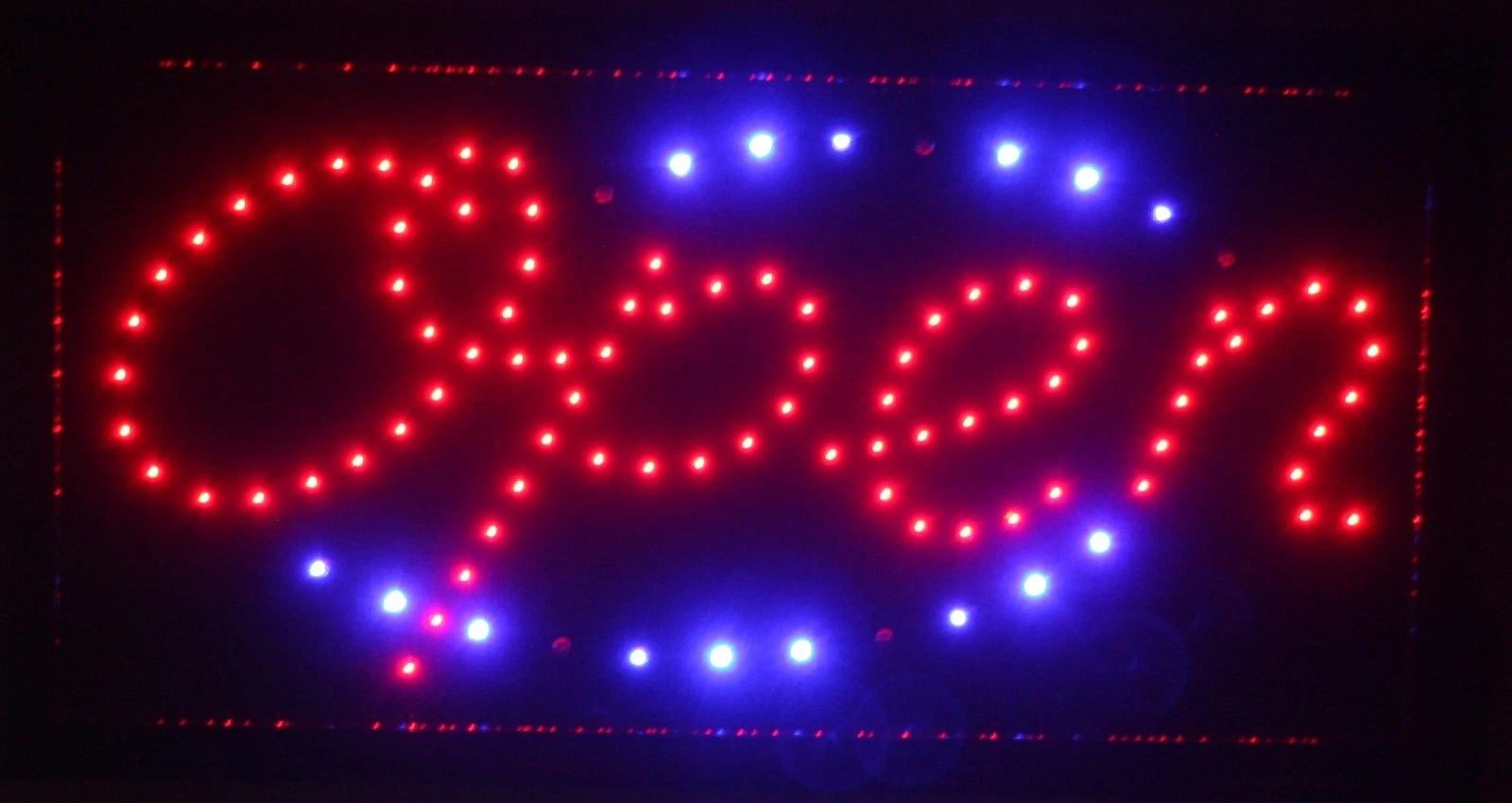 LED Open Window Sign for Home Decor (Neon)