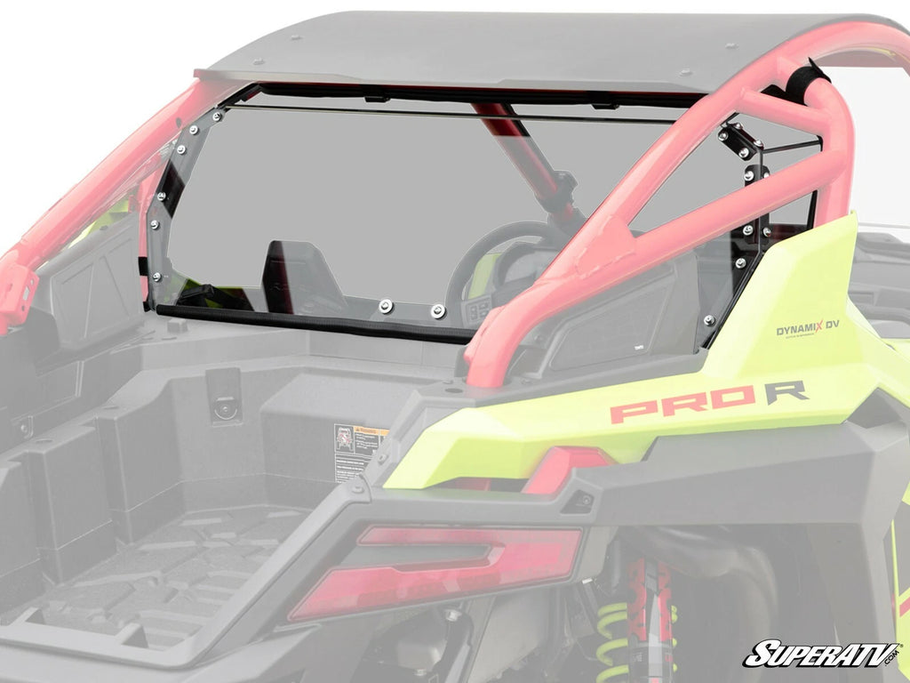 Light Tint Polycarbonate Rear Windshield for Polaris RZR PRO R (2020–2023)