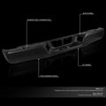 Rear Bumper Face Bar for Toyota Tundra (2007–2013) Black Steel