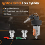 Door Lock Cylinders & Ignition Switch w/ Keys for Mercury Mountaineer (1997–2000)