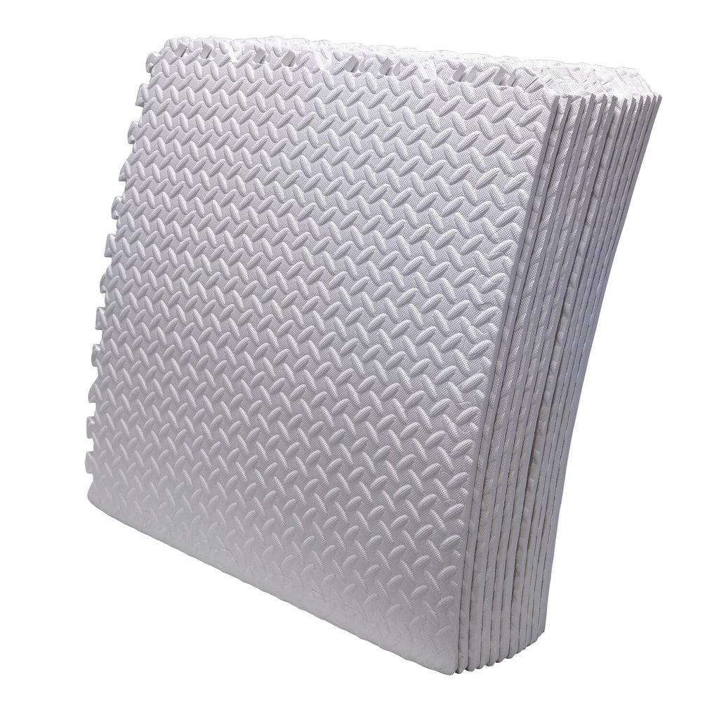 12X Interlocking EVA Foam Gym Floor Mats 24x24 for Fitness Exercise
