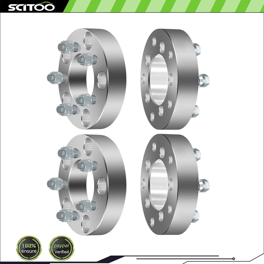 Set of 4 Wheel Adapters 5x5.5 to 5x4.5 for Ford F-150, Dodge Ram 1500